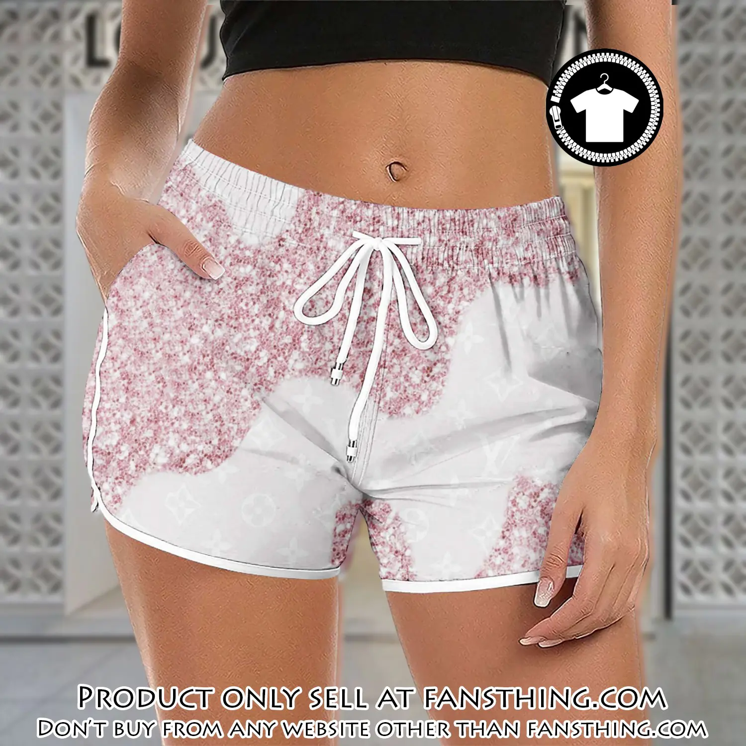 Limited edition lv women shorts lady beach shorts wms1029 fst0737477